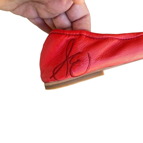 Sam Edelman Ballet Flats Red Women's Size 5.5 - Picture 3 of 6